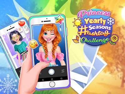 Princess Yearly Seasons Hashtag Challenge