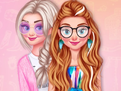 Princesses: Colorful Outfits