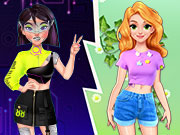 Princesses Cyber Robot vs Nature