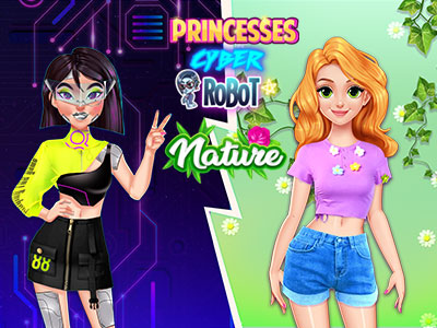 Princesses Cyber Robot vs Nature