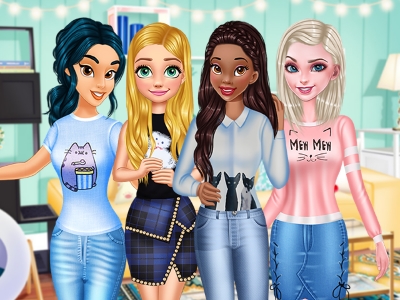 Princesses Feline Fashion