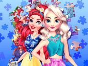 Princesses Puzzle Portrait