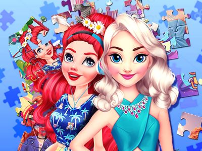 Princesses Puzzle Portrait
