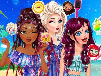 Princesses Summer Braids