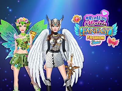 Runway Models Fantasy Fashion Show