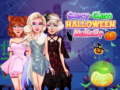 Scary Glam Halloween Make Up