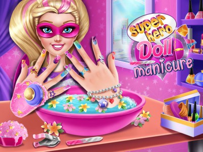 Superhero Doll Manicure